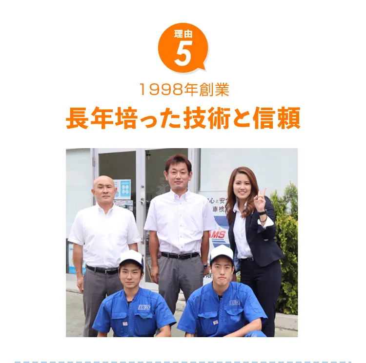 長年培った技術と信頼